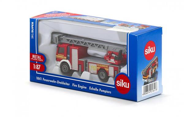 siku super 1841 wóz strażacki z drabiną trefl