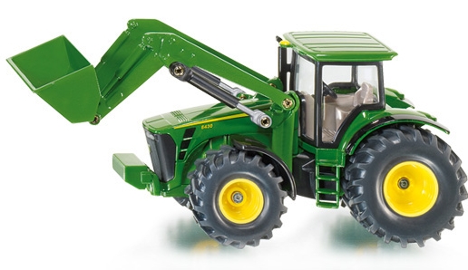 siku farmer 1982 traktor john deer z ładowarką                                  trefl