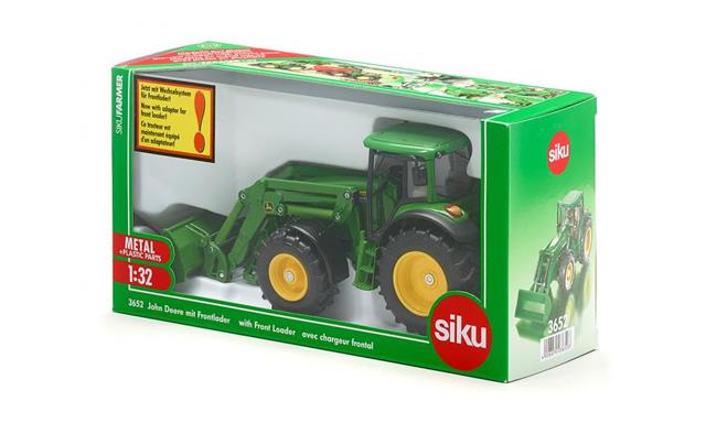 siku farmer 3652 traktor john deere z przednią ładowarką                    trefl