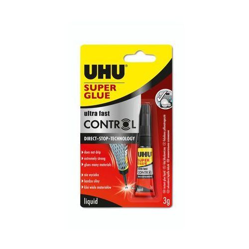 uhu-klej błyskawiczny super glue control 3g blister wpc