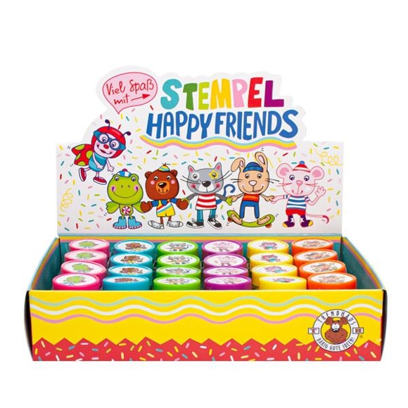 stempelki ozdobne happy friends 159881 /24/ trendhaus