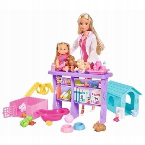 SIMBA STEFFI I EVI WETERYNARZ DUŻY ZESTAW 105733040