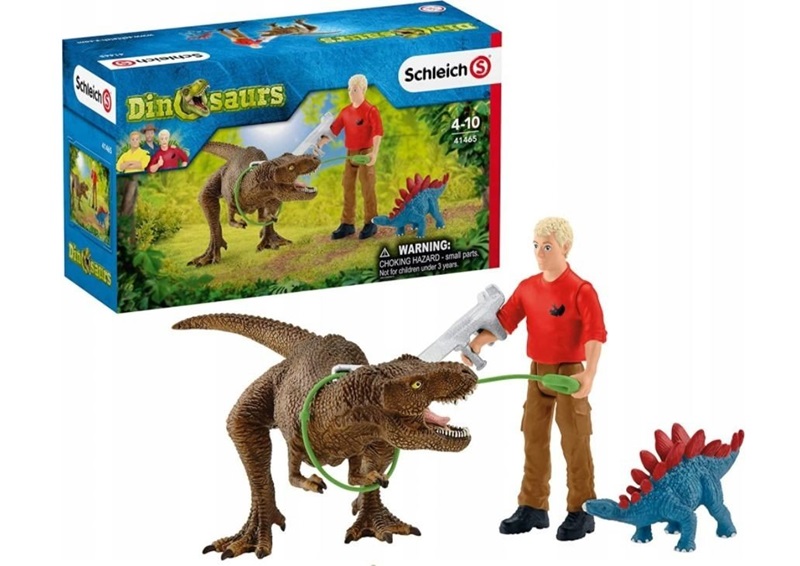 schleich dinozaur atak tyranosurusa rexa41465 tm toys