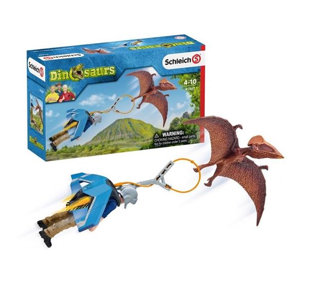 schleich dinozaur jetpack chase 41467   tm toys