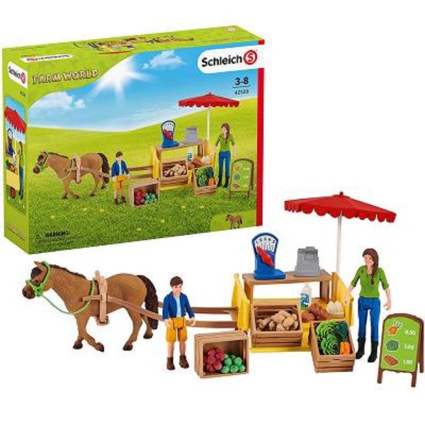 schleich mobilny rynek farm world 42528 tm toys