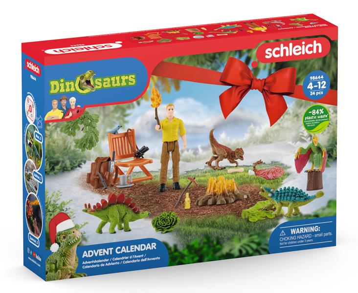 schleich kalendarz adwentowy dinosaurs  98644