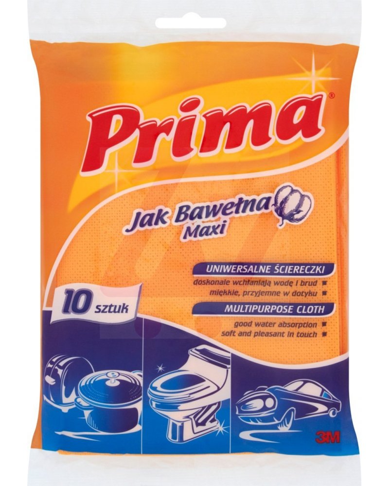 3m ścierka prima maxi 10szt scotch brite/15/