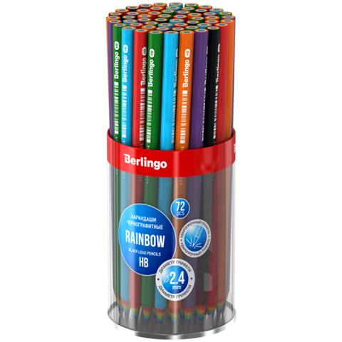 berlingo ołówek hb rainbow z prasowanegopapieru bpo1318 cdc /72/