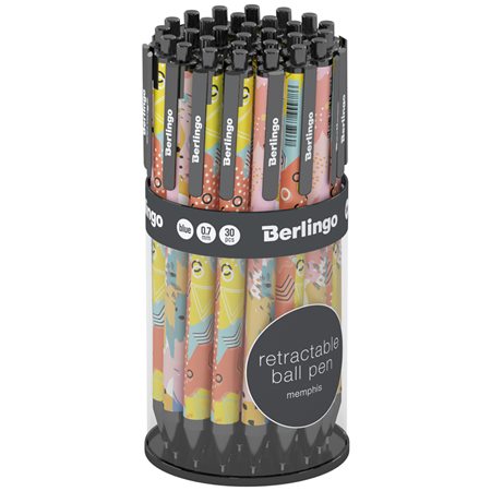 BERLINGO DŁUGOPIS AUTOMATYCZNY NIEBIESKI0,7MM MEMHIS BER-999786 CDC /30/