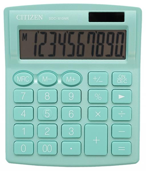 kalkulator citizen sdc-810nr zielony cdc