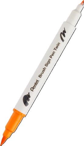 PENTEL PISAK DWUSTRONNY DO KALIGRAFII SESW30C-T113 OCHRA