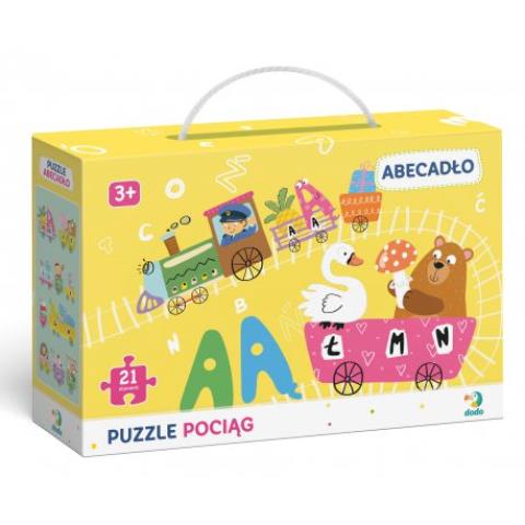 dodo puzzle 21el pociąg abecadło (wersjapolska) 300149 tm toys