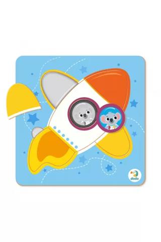 DODO PUZZLE MINI 5EL RAKIETA 300348  TM TOYS