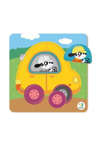 DODO PUZZLE MINI 5EL SAMOCHÓD 300349  TM TOYS