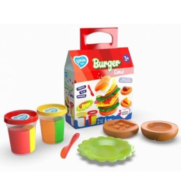 MASA PLASTYCZNA ZESTAW BURGER TIME LOVIN41144
