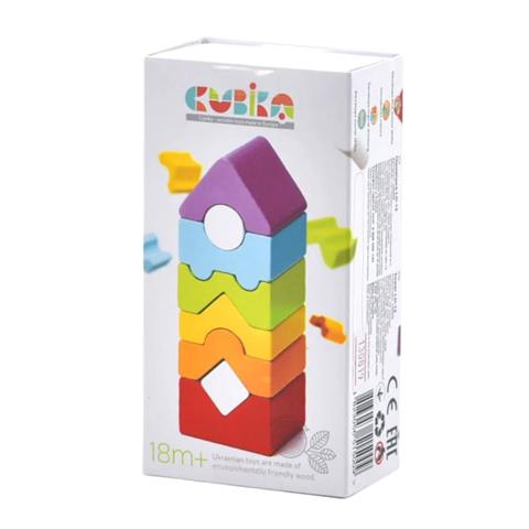 CUBIKA KLOCKI DREWNIANE WIEŻA 15009