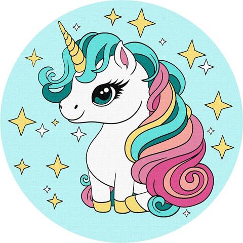 IDEYKA MALOWANIE PO NUMERACH MAŁY JEDNOROŻEC KHOR1042