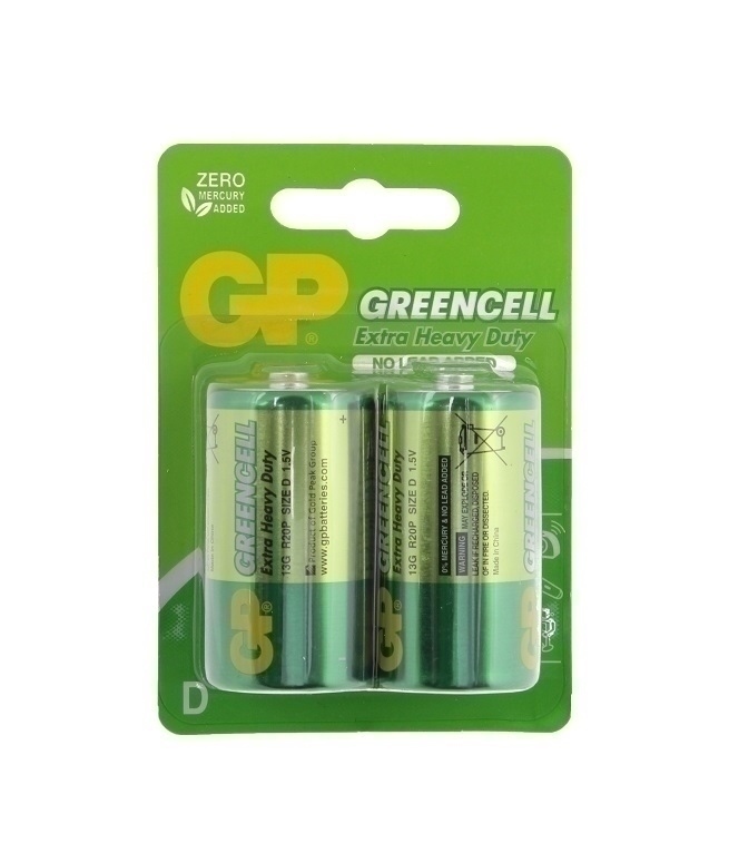 gp bateria r20 greencell  /2/ /20/
