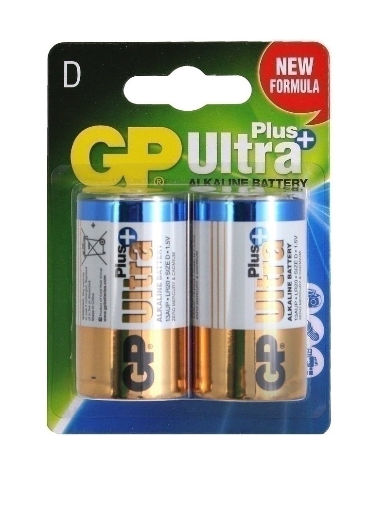 gp bateria r20 alkaiczna ultra plus+ /2/blister