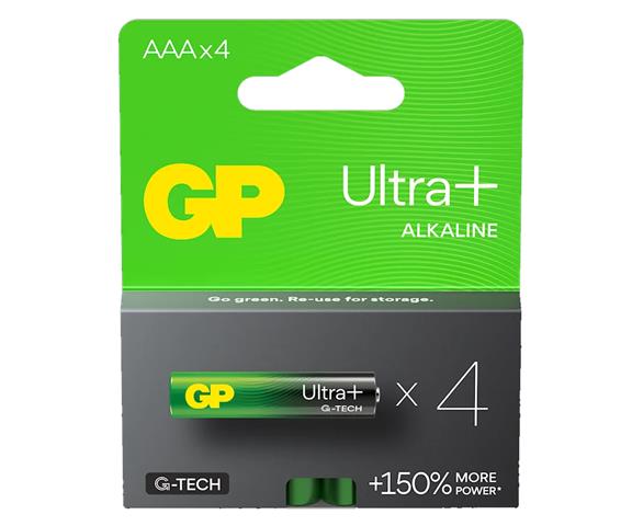 GP BATERIA R3 OP.4SZT ALKAICZNA ULTRA + G-TECHBLISTER +150% MORE POWER