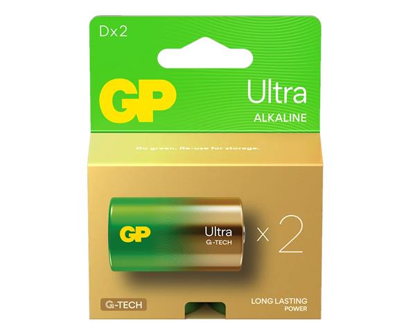 GP BATERIA R20 ALKAICZNA ULTRA + G-TECH /2/ /20/