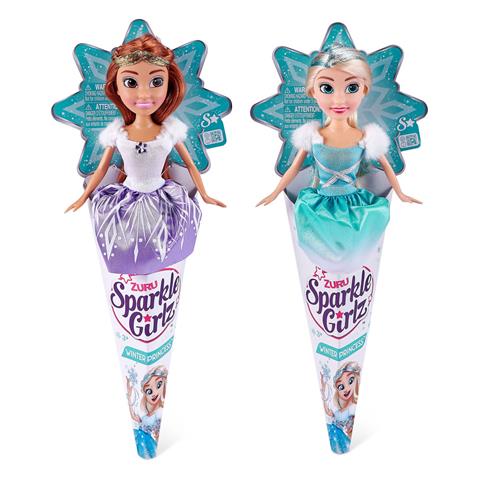 ZURU SPARKLE GIRLZ LALKA ZIMOWA KSIĘŻNICZKA W ROŻKU 10017