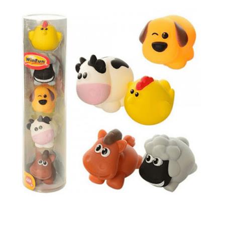 SMILY PLAY KOLEDZY Z FARMY GUMOWE FIGURKI 001302 WINFUN ANEK-
