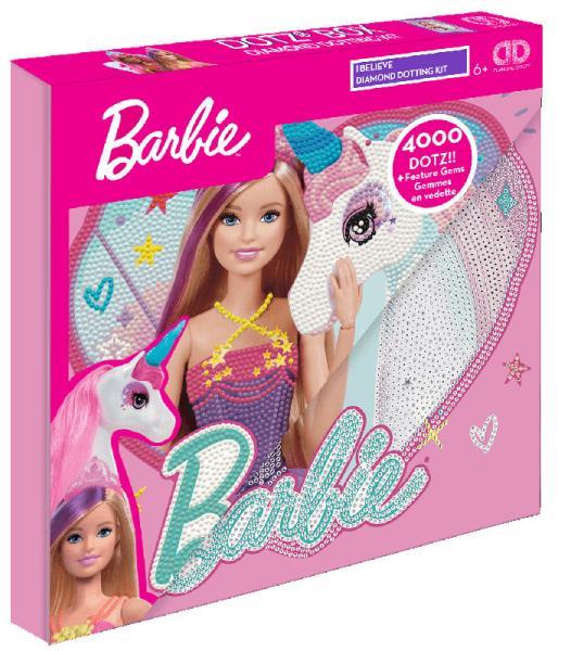 diamond dotz barbie i belive diamentowa mozaika dbx094 barbie i jednorożec