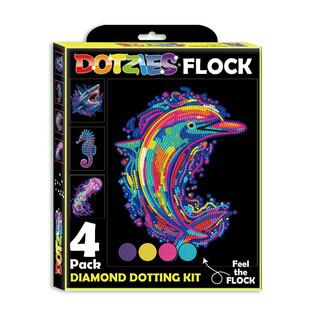DIAMOND DOTZ ADULTS FLOCKED NEON SEA LIFE 4453