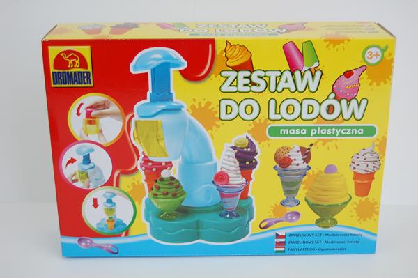 dromader masa plastyczna zestaw do lodów43917