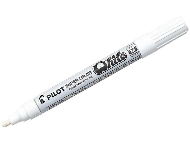 pilot marker olejowy biały okrągły sc-w-m 2mm  wpc /12/