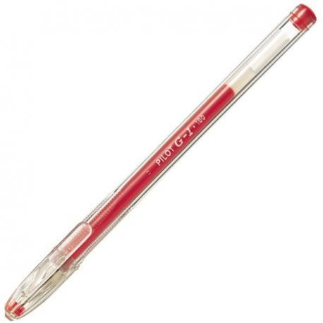 pilot-długopis żelowy g-1 0.5 czerwony bl-g1-5t-r wpc