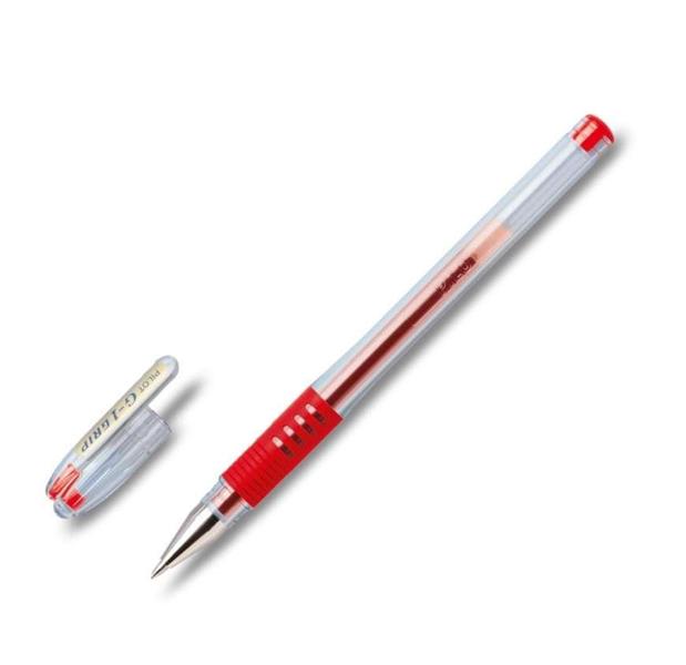 pilot-długopis żelowy g-1 grip 0.5 czerwony blgp-g1-5-r  wpc /12/