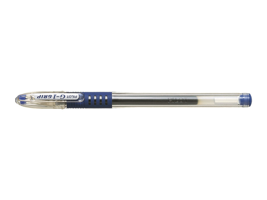 pilot-długopis żelowy g-1 grip 0.5 niebieski blgp-g1-5-l wpc /12/
