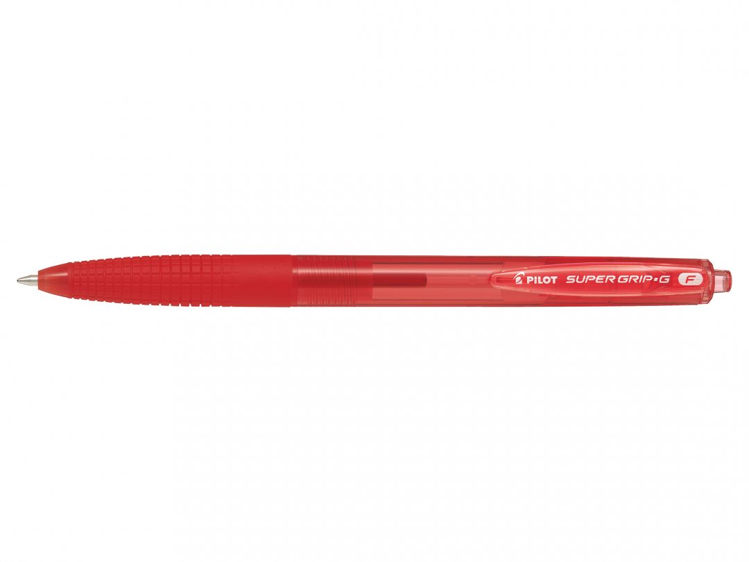 pilot-długopis super grip g 0,7mm aut.  czerwoy bpgg-8r-f-rr wpc /12/