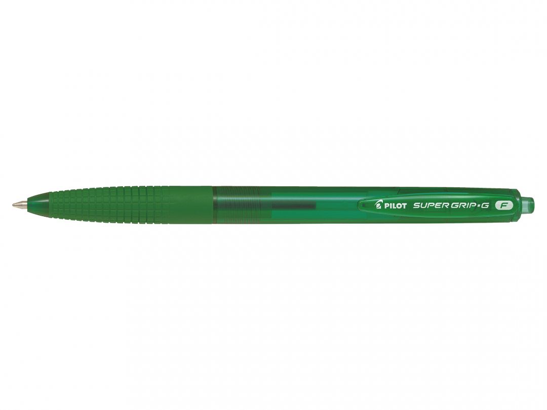 pilot-długopis super grip g 0,7mm aut.  zielony bpgg-8r-f-gg wpc /12/