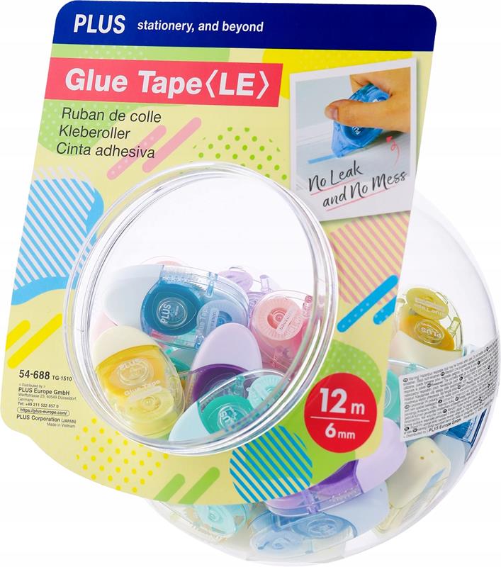 PENTEL-PLUS KLEJ W TAŚMIE 6MMx12M 54-688TG-1510 /30/