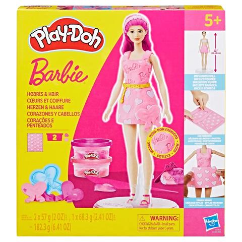 HASBRO PLAY-DOH CIASTOLINA ZESTAW BARBIE FASHIONISTA SERDUSZKA