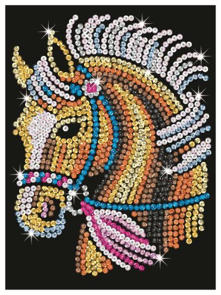 sequin art cekinowy obrazek kucyk perri 21x28cm 2203