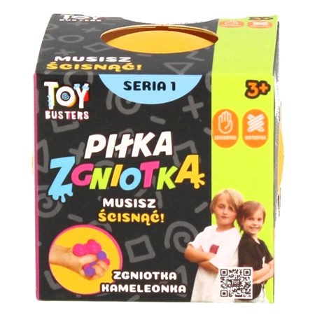 toy busters piłka zgniotka kameleonka seria 1