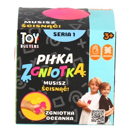 toy busters piłka zgniotka oceanka seria 1