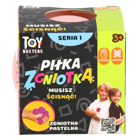 toy busters piłka zgniotka pastelka seria 1