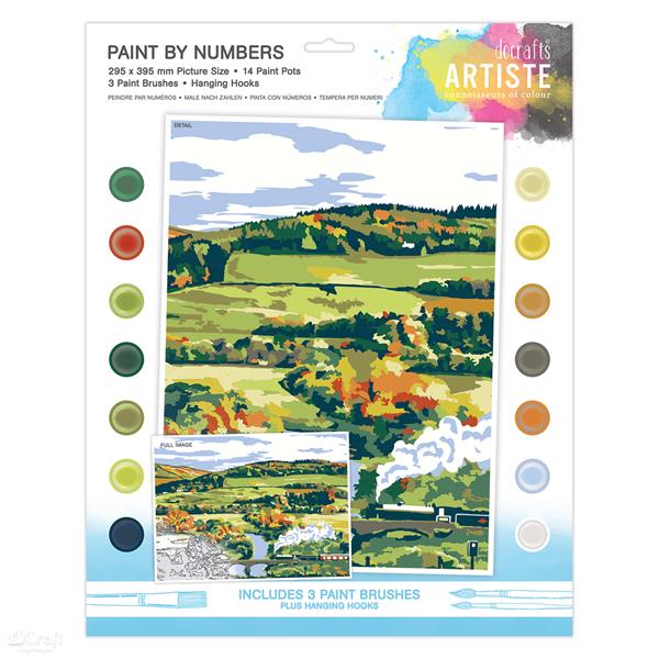 craft malowanie po numerach artiste steam landscape doa-550711