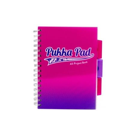 pukka-kołozeszyt a5 200k pukka pad fusion projekt book 8412-fus pink wpc /3/