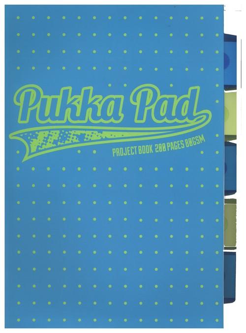 pukka-kołozeszyt a4 200k kratka # neo-8471 project book niebieski /3/wpc
