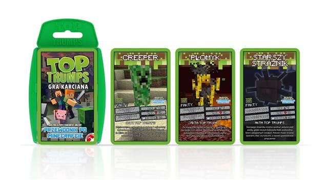 gra karciana top trumps przewodnik po minecrafcie winning moves