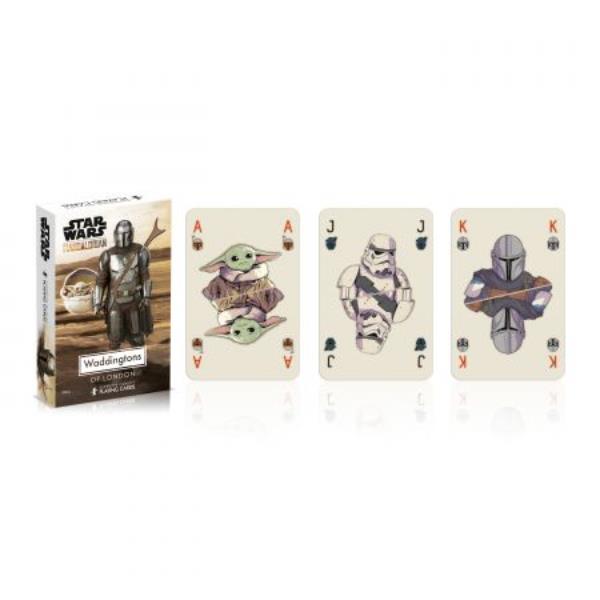 KARTY DO GRY 55 LISTKÓW WADDINGTONS STAR WARS BABY YODA WINNING MOVES