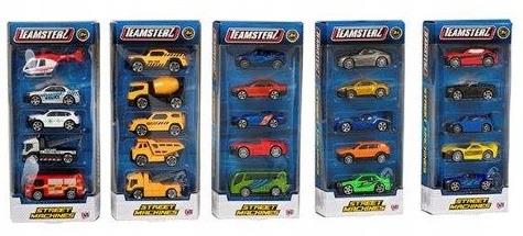 TEAMSTERZ AUTO WYŚCIGOWE 5-PACK STREET MACHINES 1417332 HTI