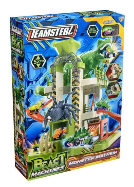 teamsterz zestaw potworny chaos beast machines monster mayhem + autko 1417451 hti