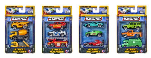 TEAMSTERZ AUTO WYŚCIGOWE 3-PACK STREET MACHINES 1417540 HTI